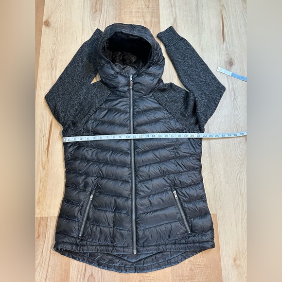 L.L. Bean PERTEX Downtek Women's Jacket Knit Sleeves Quilted Puffer Size L REG - Picture 6 of 15